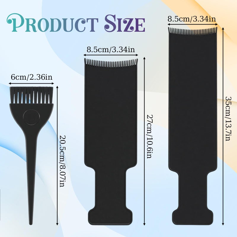 Alrhso Balayage Board with Teeth Highlighting Boards and Brush for Hairstylist Foiling Boards for Highlighting Color for Salon Home Use - Image 3